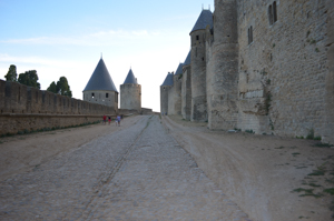 Carcassonne medieval fortress walls