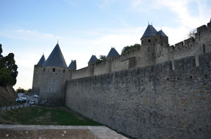 Carcassonne France outer walls