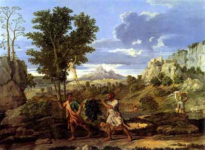 French Painters Poussin The Four Seasons: Autumn (The Spies with the Grapes of the Promised Land)