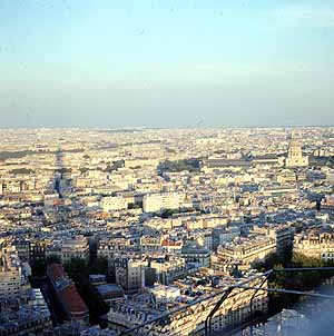 Eiffel Tower view 40 years ago!