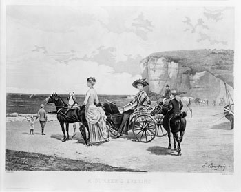 French beach women 1882, Manigaud print French beach women 1882, Manigaud print