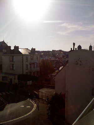 Rooftops of Grandville from our hotel room